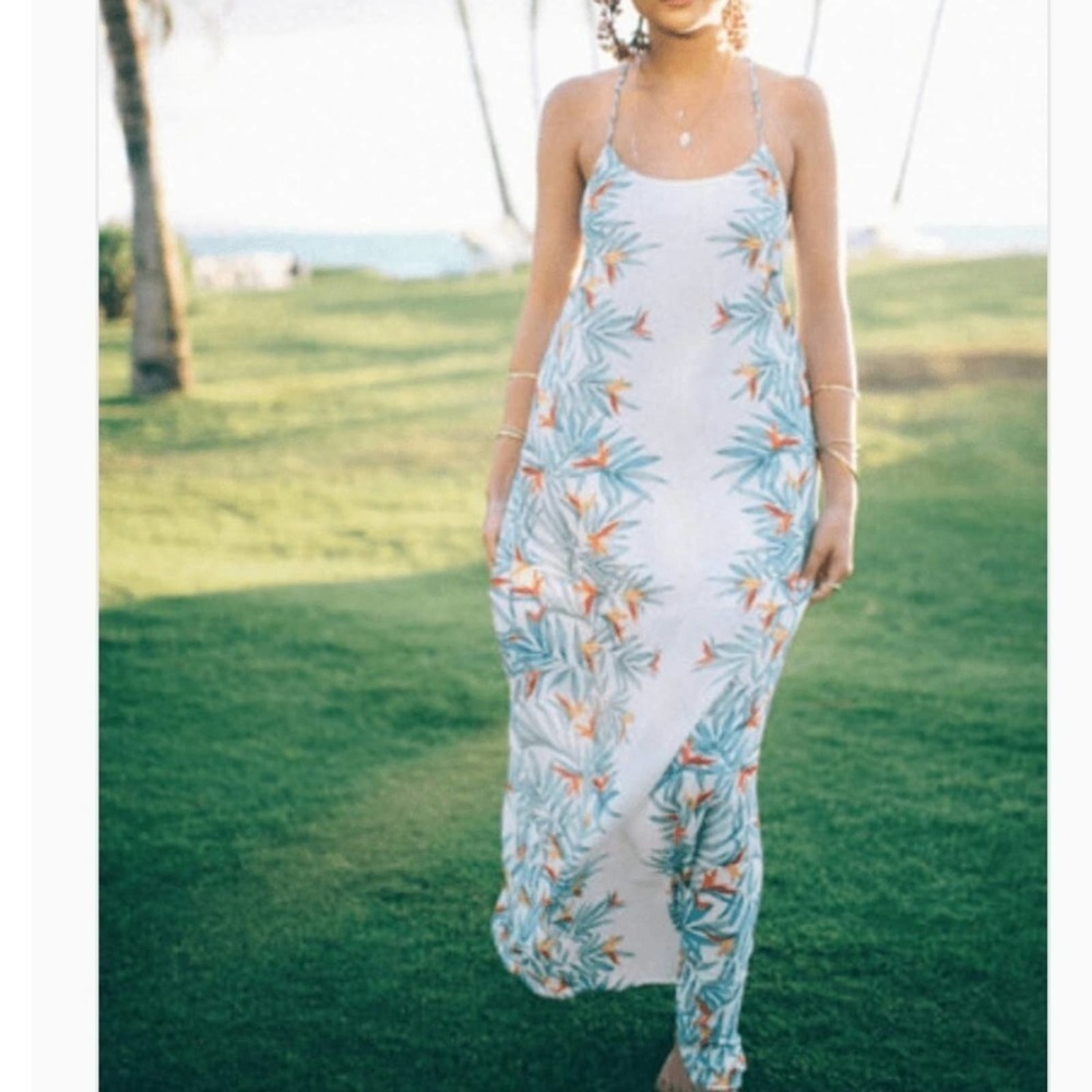 Show Me Your Mumu T-Rex Maxi Dress Palm Party Medium …